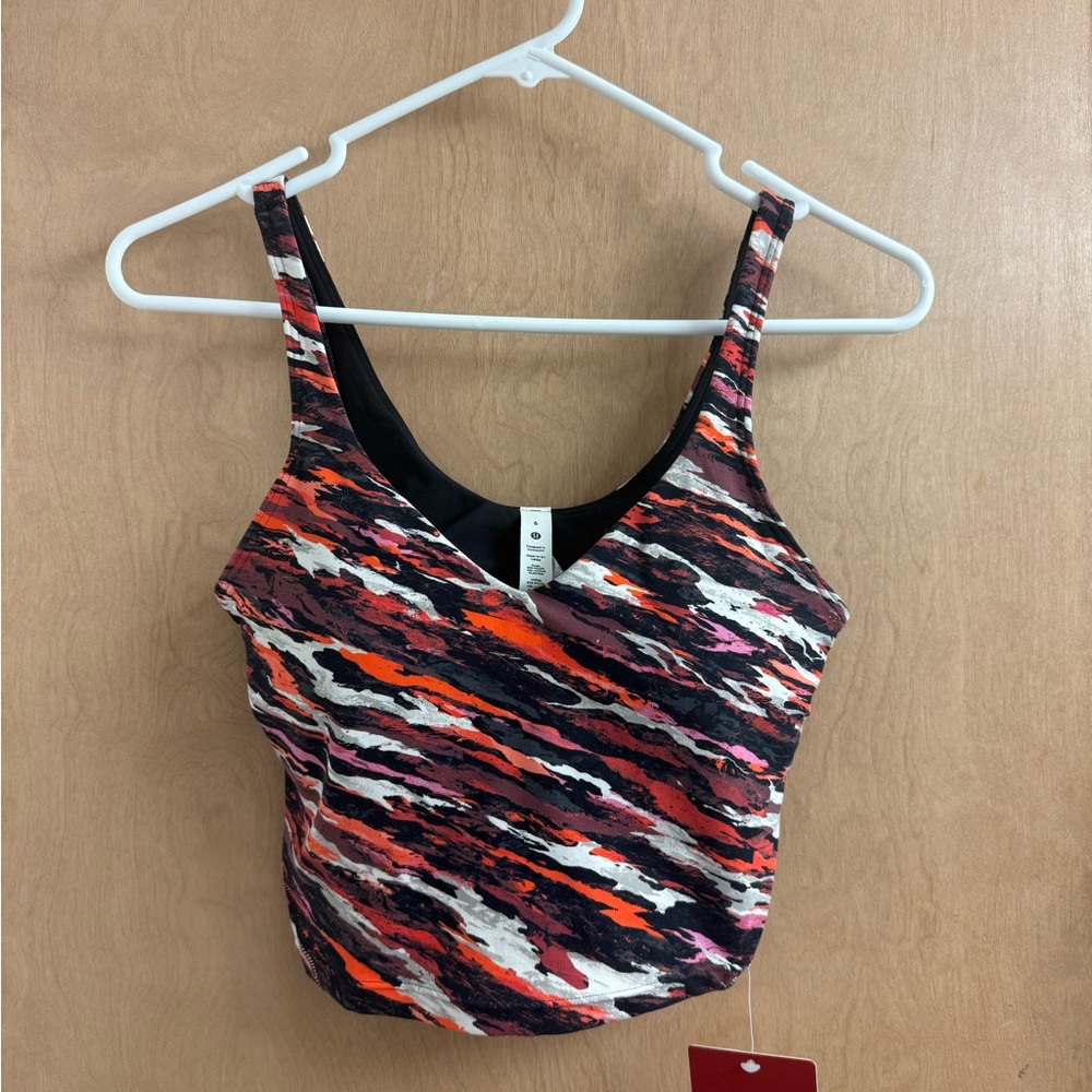 Lululemon Athletica Align Tank in Red, Black, and White